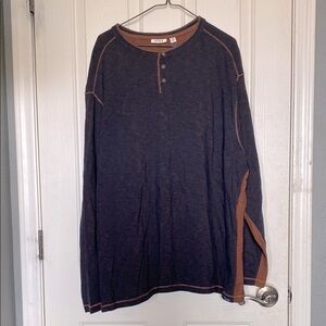 Rowm Dark Brown Long Sleeve T-Shirt